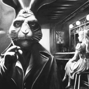 Chi c***o è Alice? | Multiplo fine-art su carta Hahnemühle